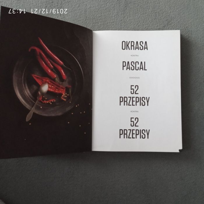 Książka kucharska przepisy Pascal i Okrasa