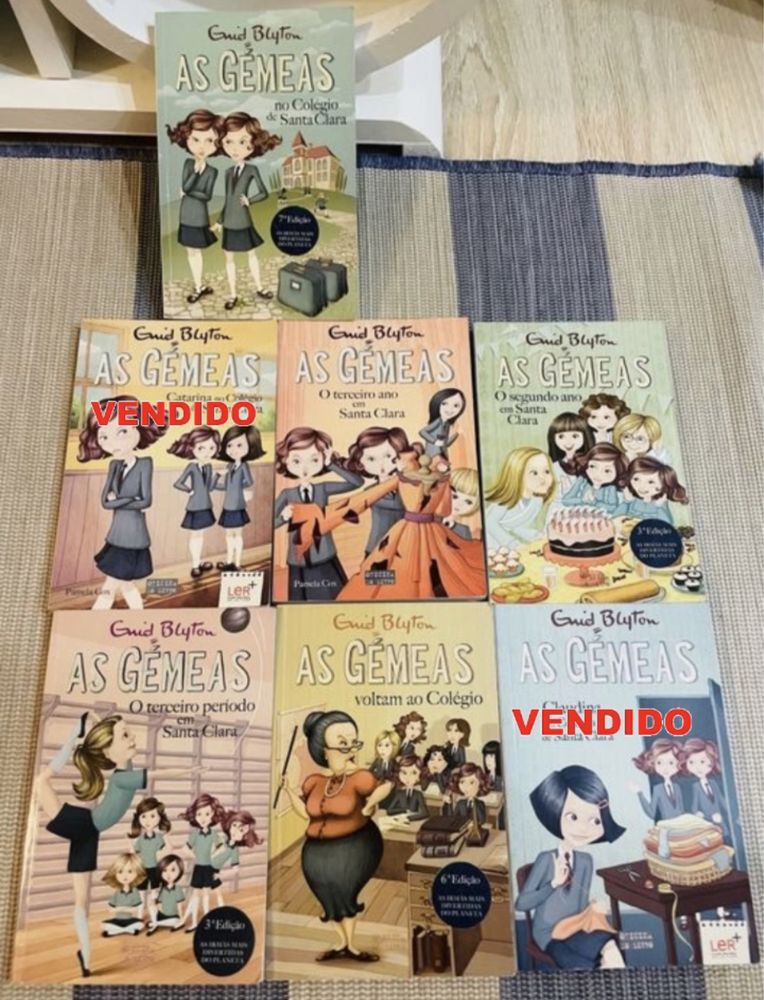 Livros colecçao “ As Gemeas” de Enid Blyton