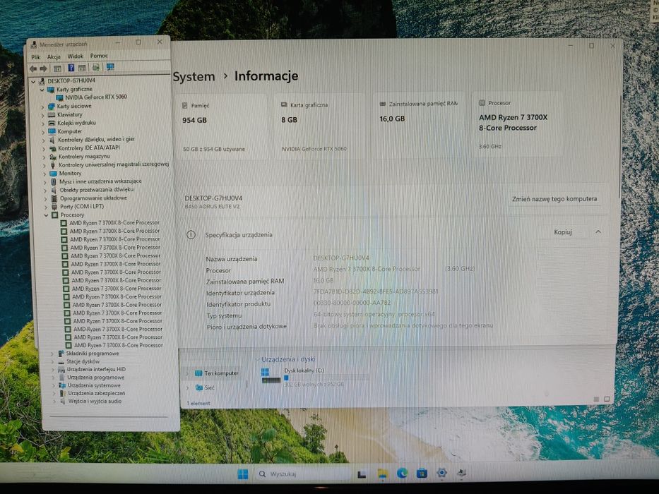 Ryzen 3 1200,Komputer do gier,GTX 1050 Ti,8 GB,SSD,Win 11
