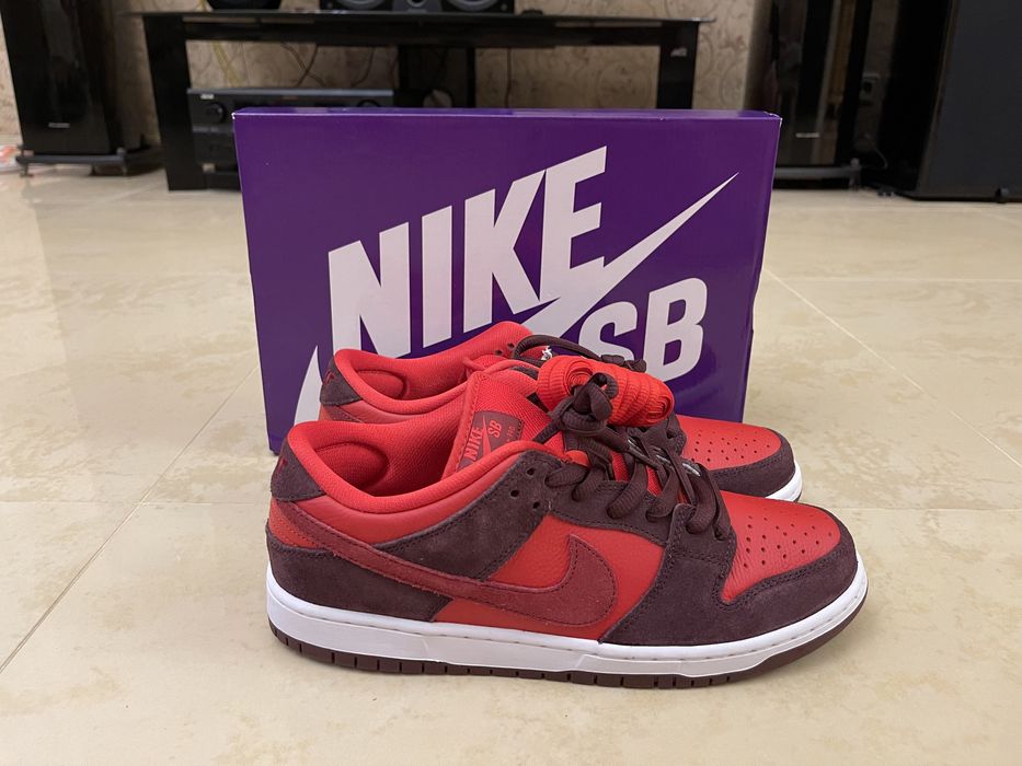 Новые оригинальные кроссовки Nike SB Dunk Low Cherry