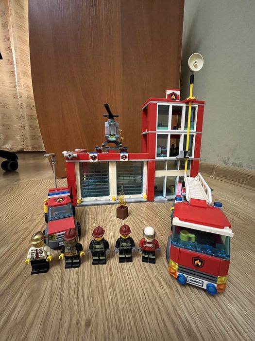 Lego city оригинал пожарная часть