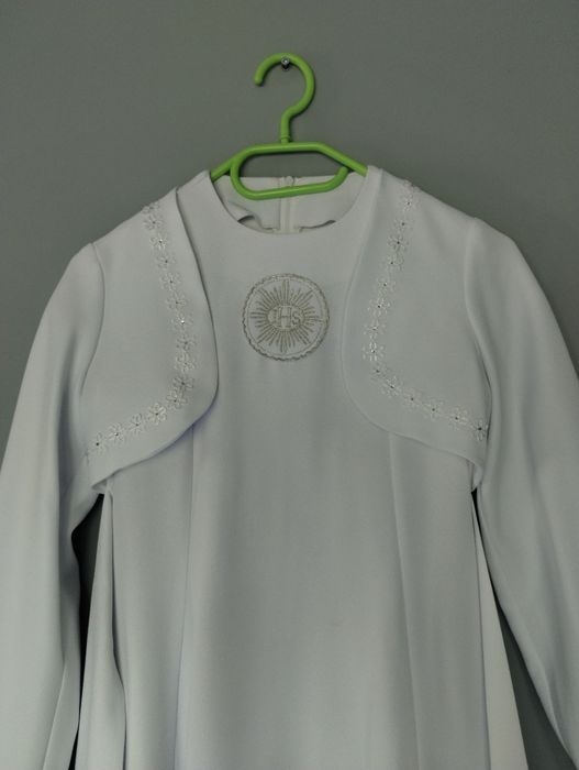 Sukienki komunijne dla bliźniaczek + dodatki