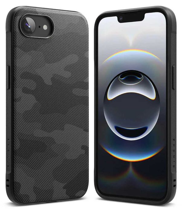 Чехол Ringke Onyx Design для iPhone 16e Camo Black