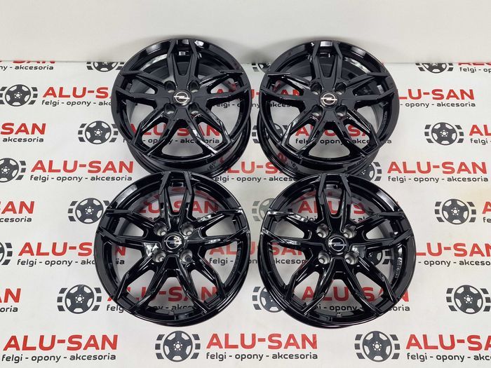 NOWE oryginalne alufelgi OPEL 16" 4x108 Mokka Crossland CorsaF- Czarny