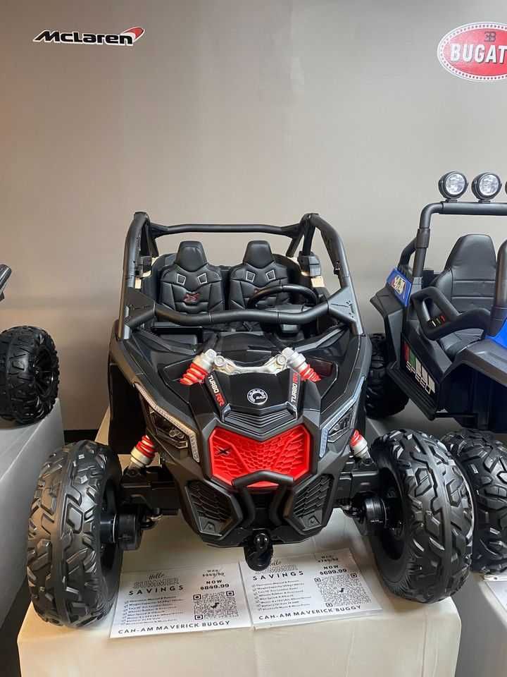 BUGGY CAN-AM Maverick 4x4 + powiększony akumulator AUTKO dwuosobowe
