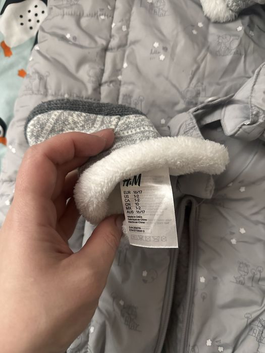Зимовий комбинезон дитячий mothercare 68 розмір для дівчинки/хлопчика