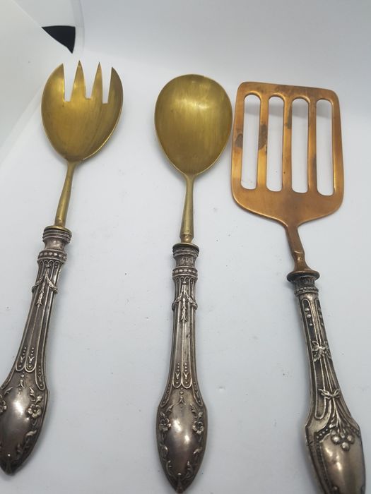 Arte nova talheres prata antiga