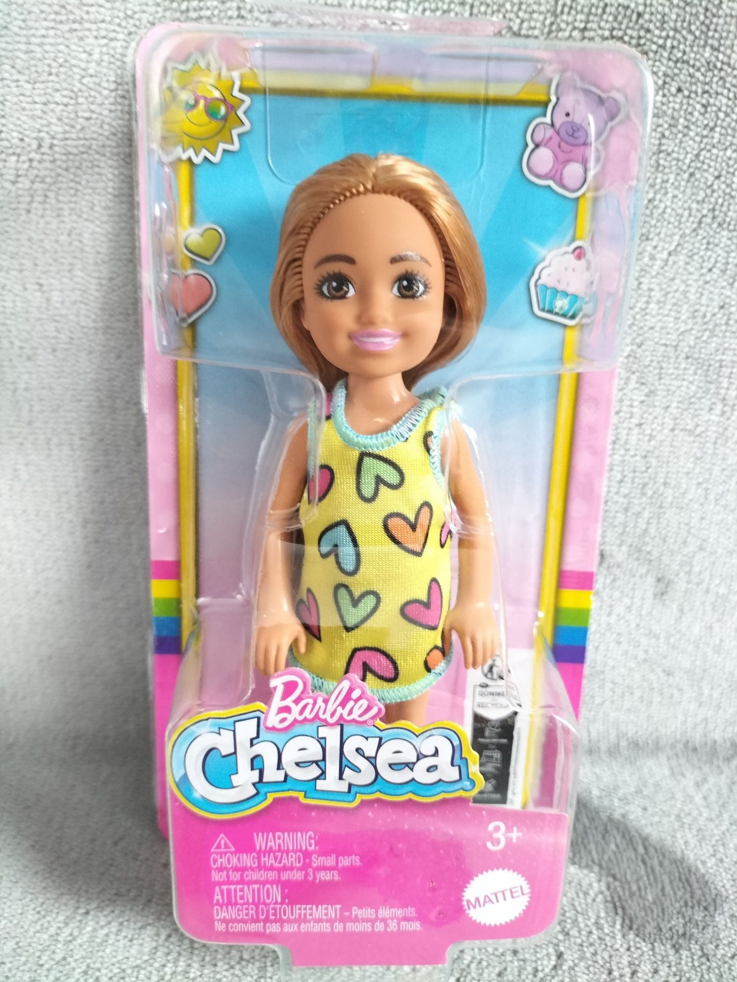 Lalka Barbie Chelsea Mattel laleczka 13cm DWJ33 HNY57