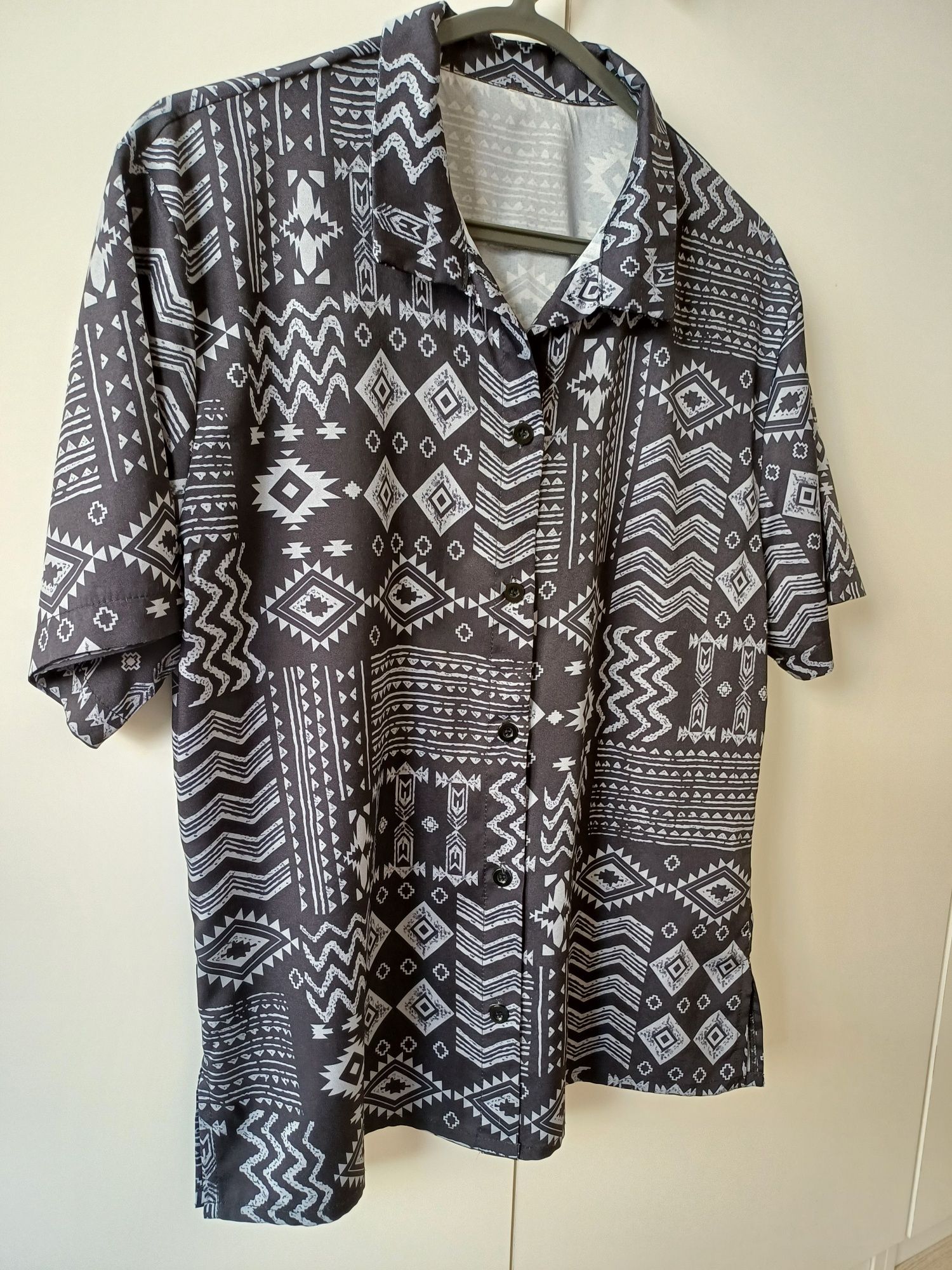 Camisa azteca preta - S