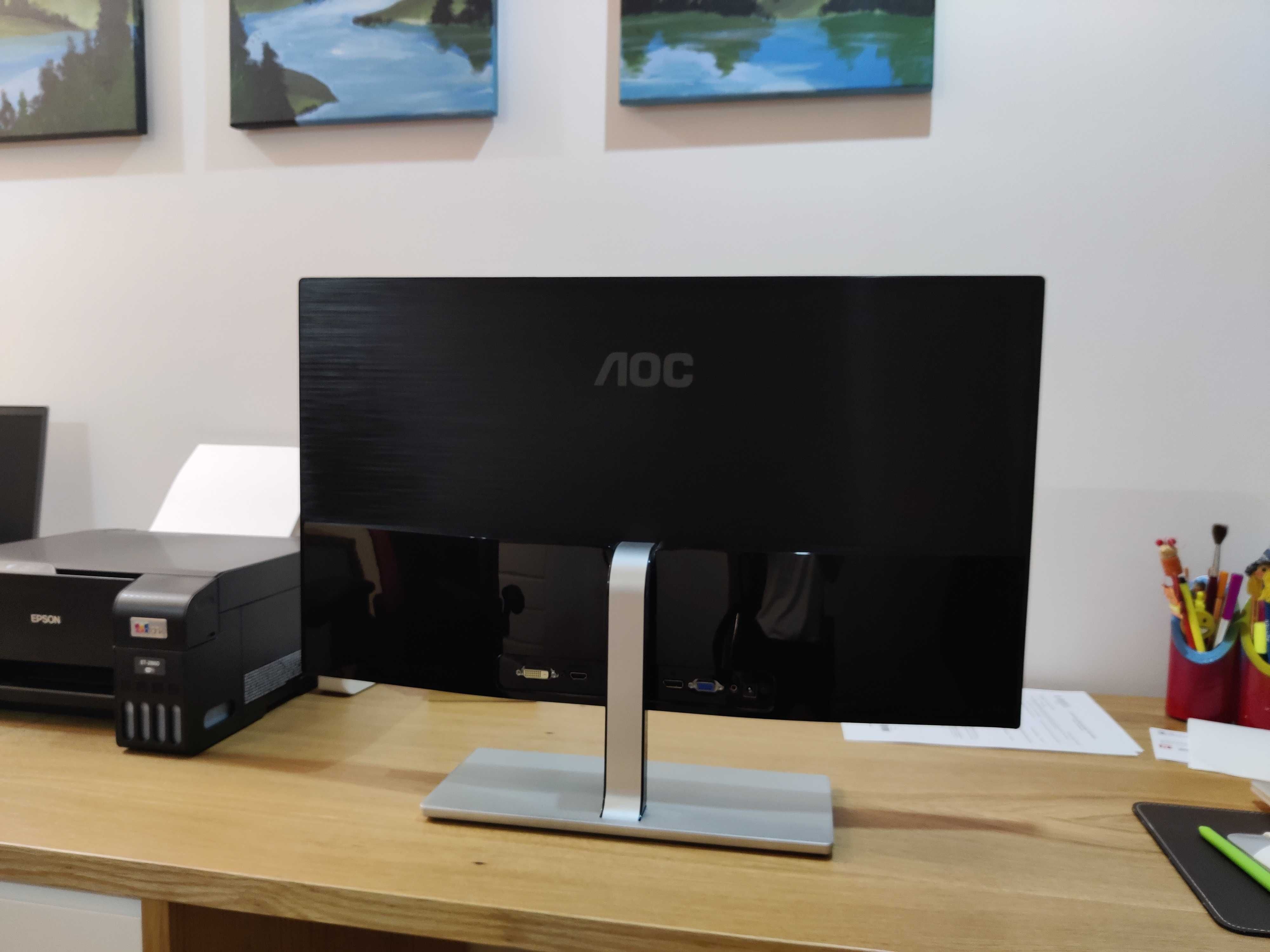 2 Monitores 4K AOC U2879VF 28" | Ótimo Estado | Inclui Cabo à Escolha