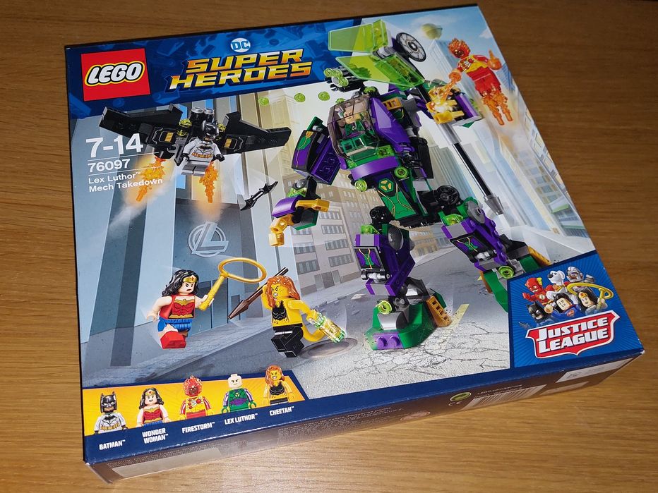 LEGO DC Comics Heroes 76097 Lex Luthor Mech Takedown - NOVO, Embalado