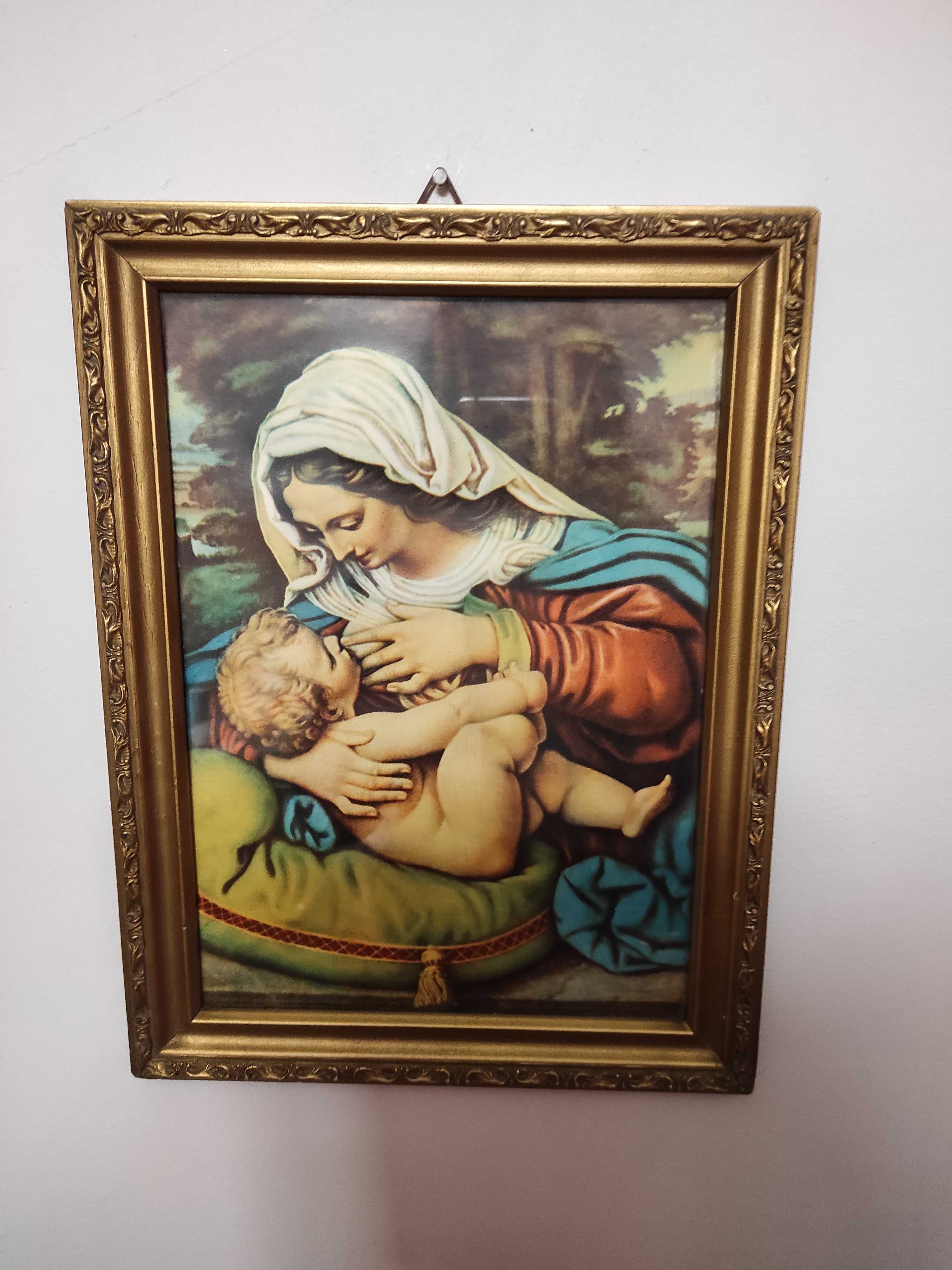 Śliczny obraz Matki Bożej Karmiącej