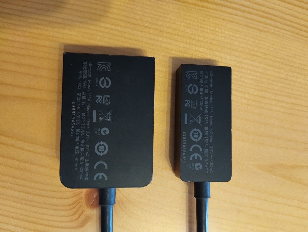 Adaptadores Microsoft Surface DisplayPort HDMI e VGA