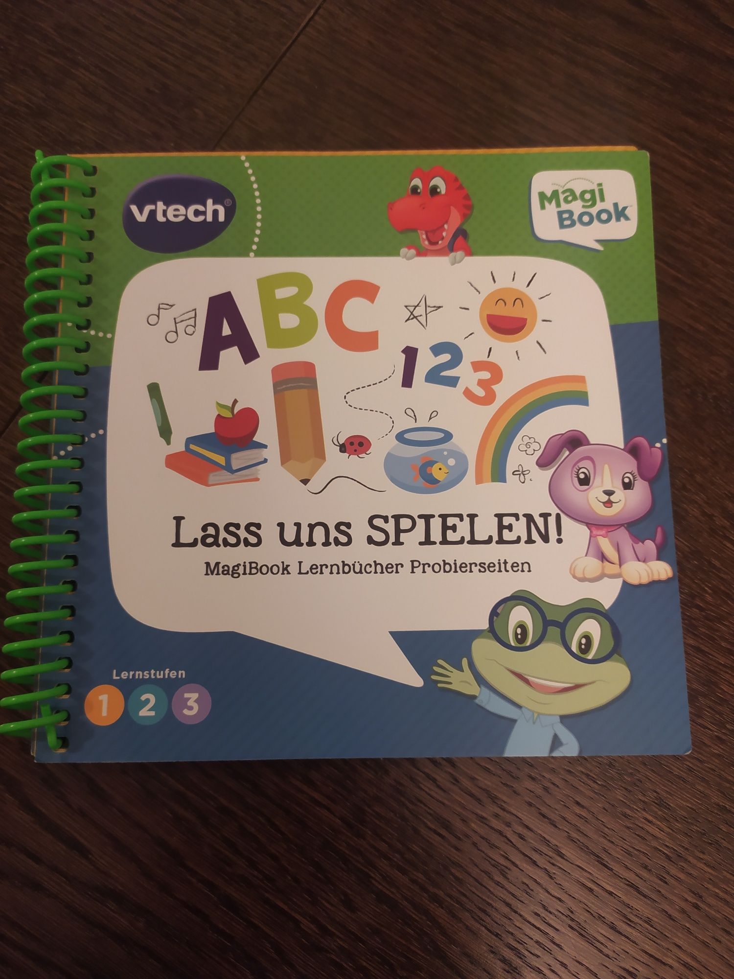 Magiczny długopis laptop książka po niemiecku 2-7  Magi Book