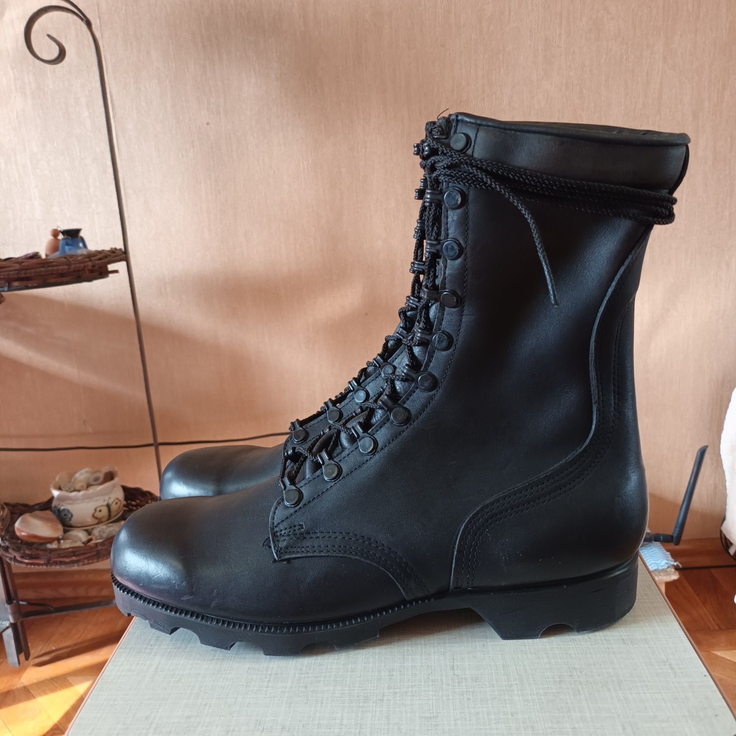 Ботинки Mildew & Water Resistant, DMS, Speed-Lacing, Black Combat  Boo