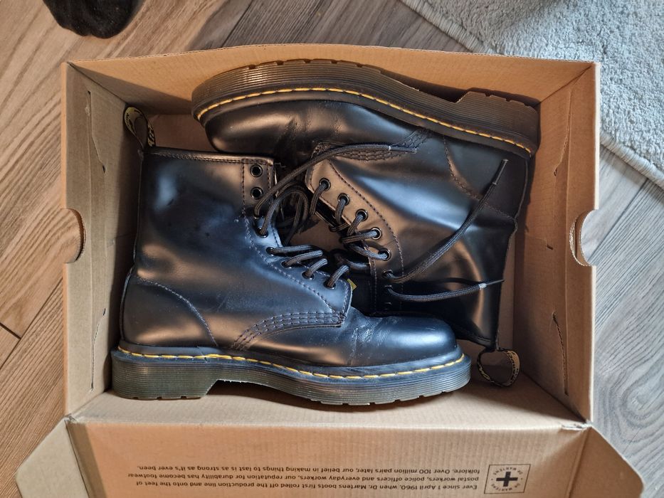 Dr. Martens 1460 Greasy Black – Rozmiar 38