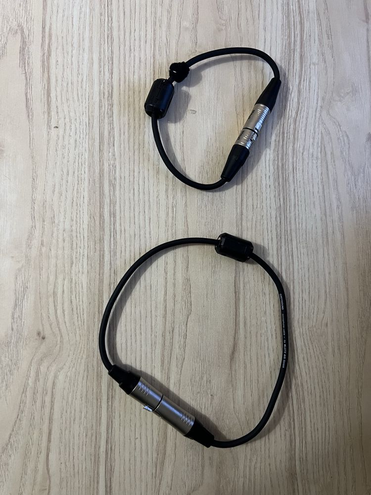 4 Kable XLR STAGG - rozna długość