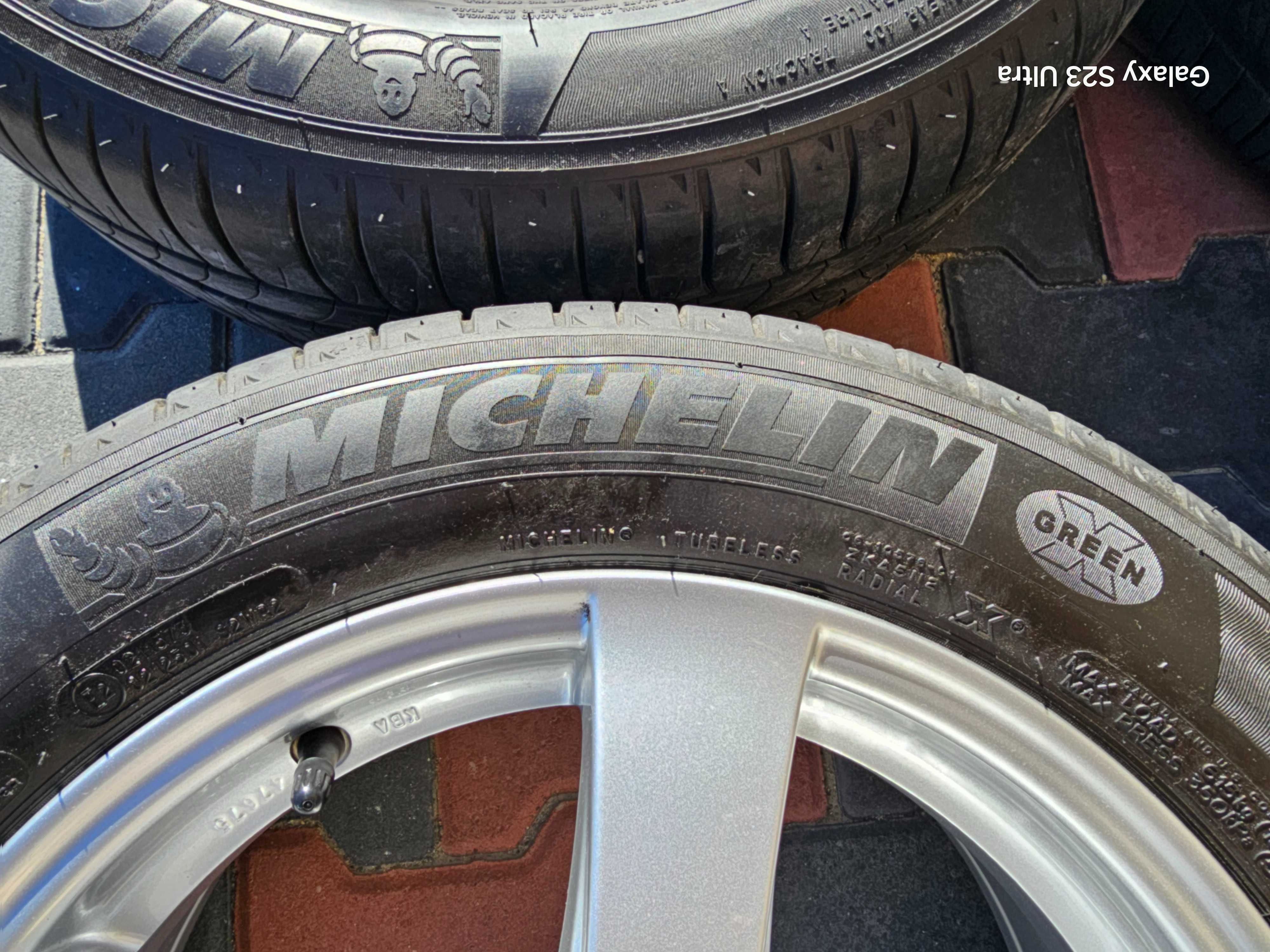 Alufelgi Dezent RE z oponami Michelin 205/55 R16 lato + czujniki tpms