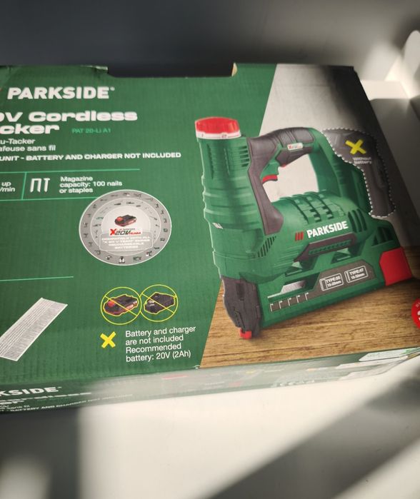 Agrafador - Pregador 20v Parkside