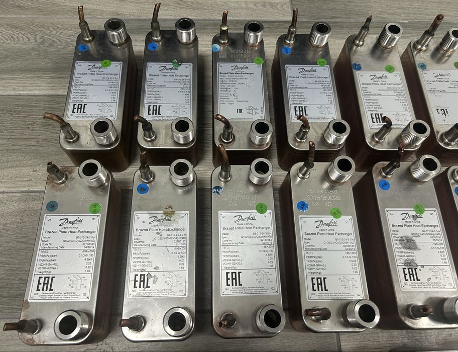 Теплообмінник Danfoss фреон - вода, Теплообменник