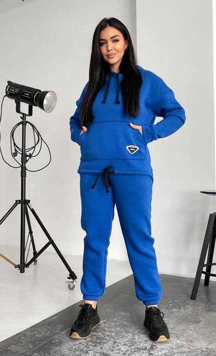 Шикарный костюм трёхнитка на флисе, р.46-48