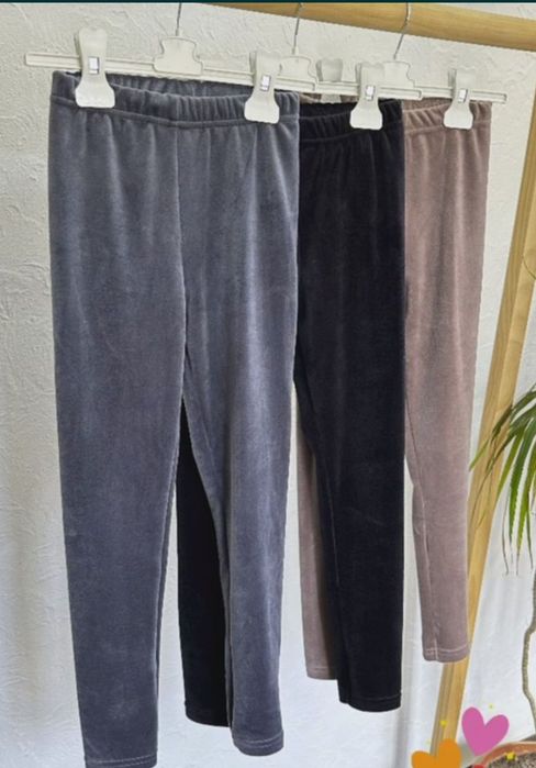 Лосины велюровые детские тёплые на меху,велюрові теплі лосини на хутрі