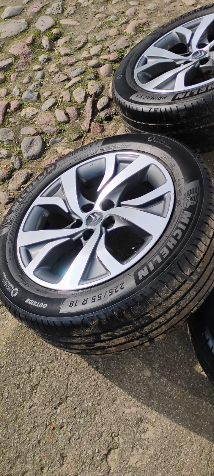 Koła 5x114.3 z oponami letnimi 225/55 R18 (Citroen C4 Aircross)