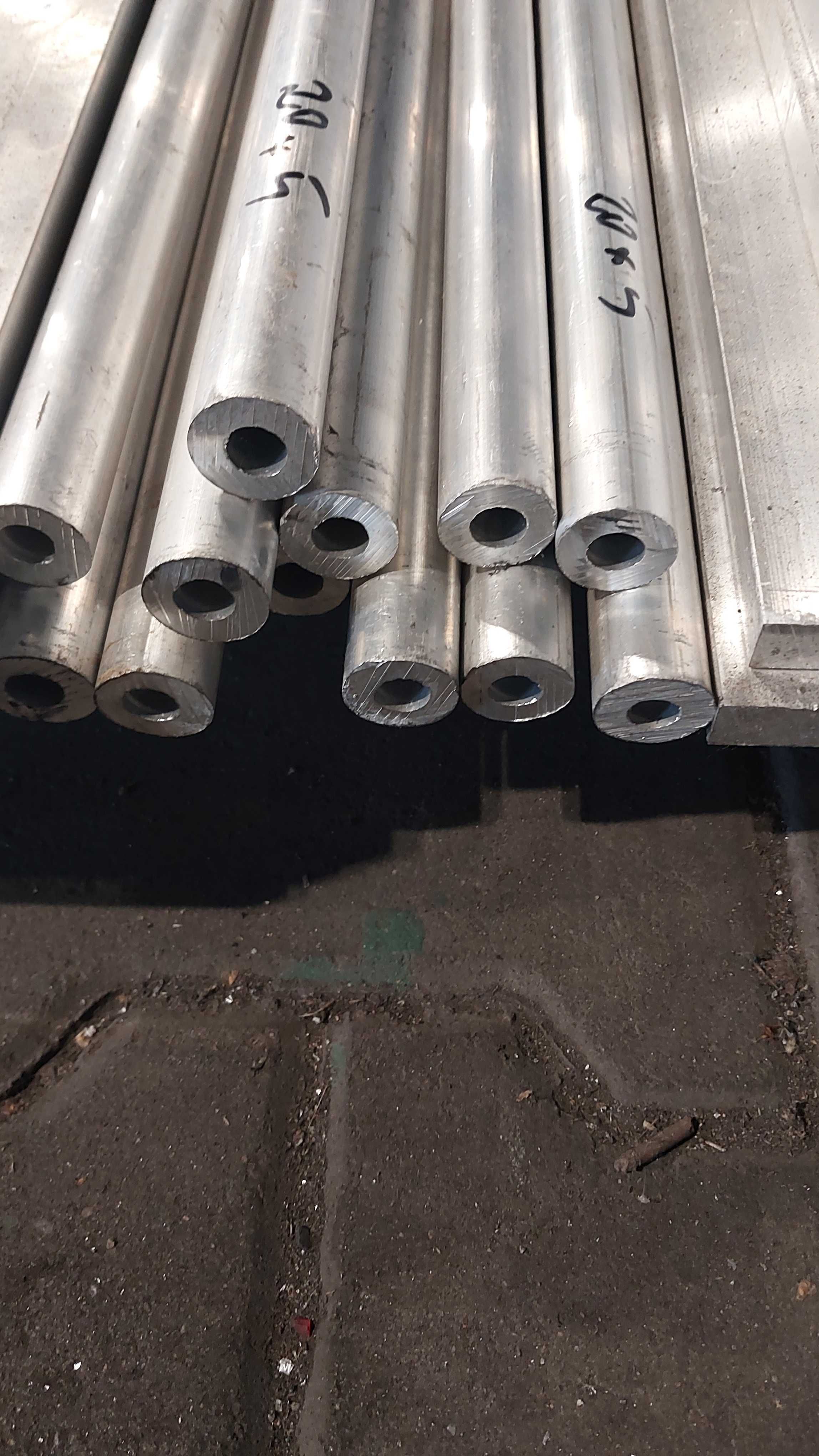 Rura aluminiowa, TULEJA, aluminium fi 20x5 gat. 6060/PA38, BYTOM