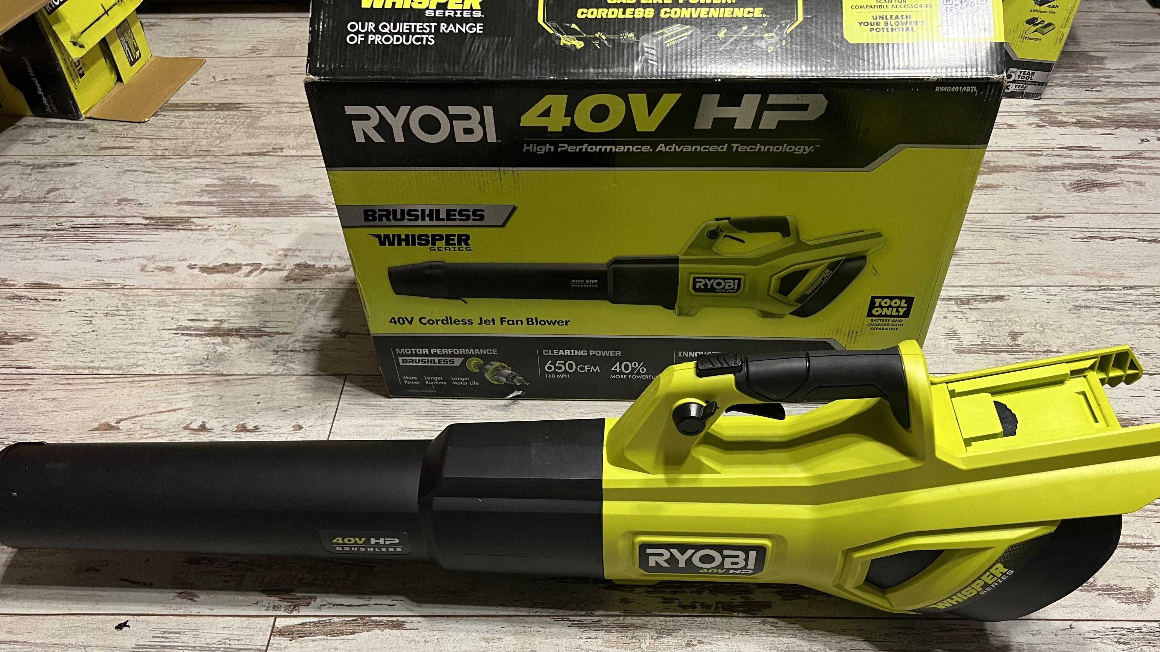 Топ Безщіткові повітродувки дуйка бловер Ryobi RY404014 40V HP з США
