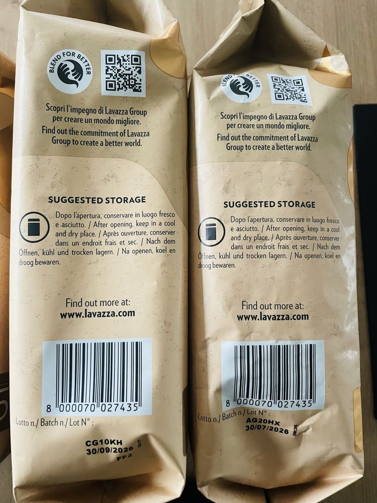 Lavazza włoska kawa ziarno ziarnista do ekspresu Dolce crema zestaw 6