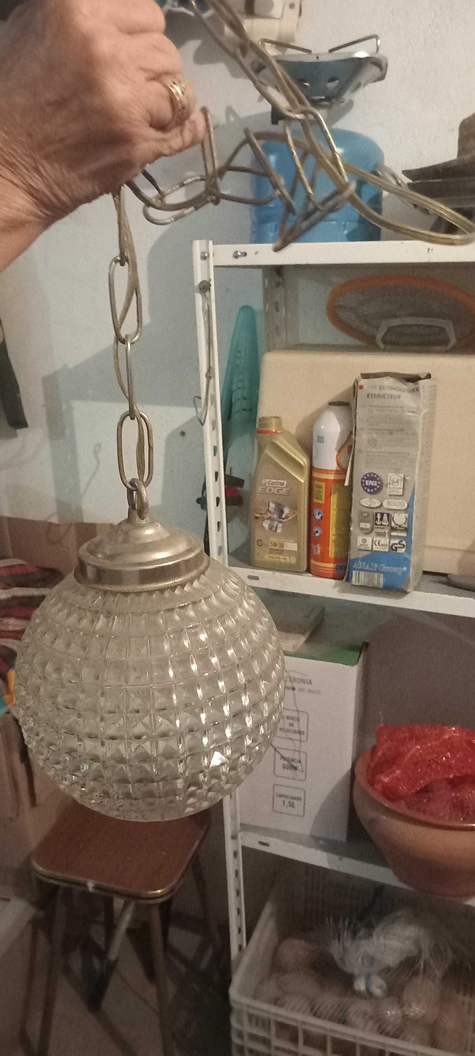 Lote de 3 candeeiros de sala em muito bom estado