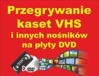 Przegrywanie kaset VHS , HI8 na DVD , pendrive , dysk twardy