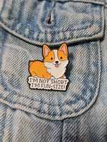 Przypinka corgi broszka ozdoba