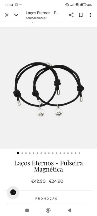 Pulseiras magnéticas Ponto de Amor