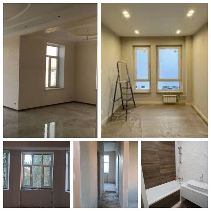 Ремонт под ключ, штукатурные и малярные работы.