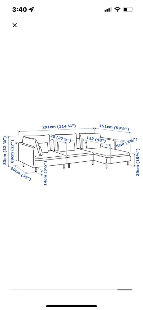 Sofá Söderhamn Ikea