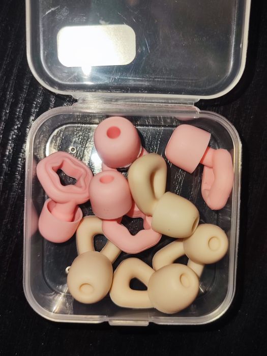 Wyciszające wygłuszające silikonowe zatyczki do uszu rozm S M