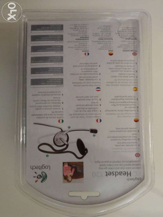 Headset NOVO da marca LONGITECH