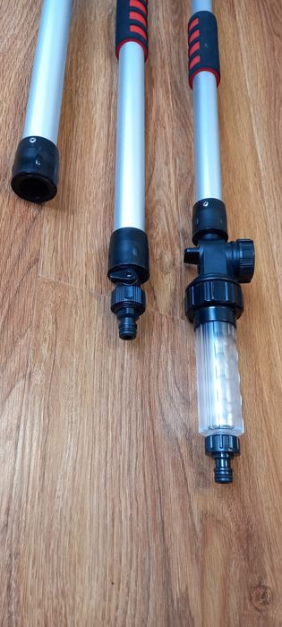 Щітка для миття сонячних панелей. Телескопічна 5 м.