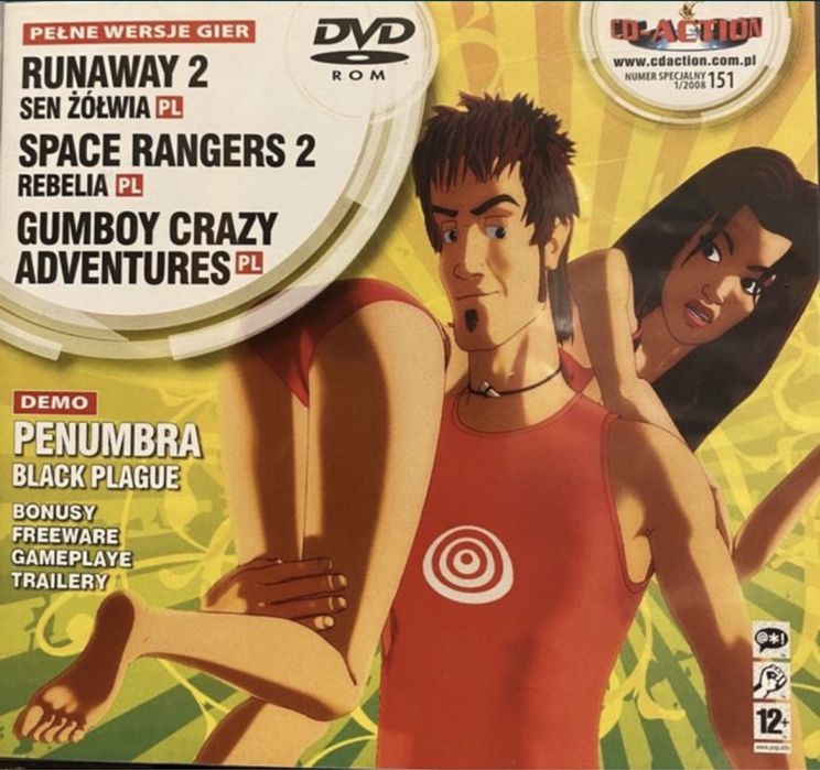 Gry PC CD-Action DVD nr 151: Runaway 2, Gumboy Crazy Adventures