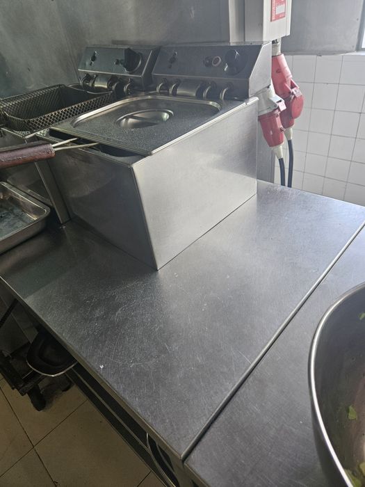 Fritadeira inox restaurante