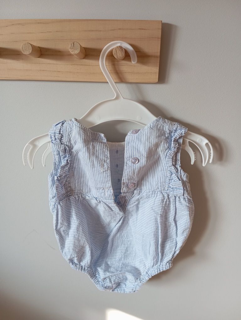 Niebieski rampers dziewczęcy new Born tanio cheap kids dzieci winter