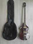 Gitara basowa Defil Romeo plus kpl strun gratis– vintage PRL, bardzo d