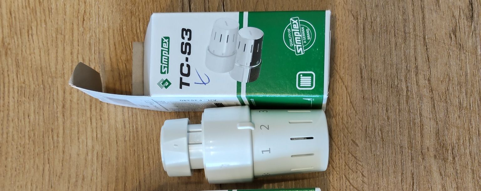 Simplex głowica termostatyczna TC-S3  M30 biała nowa oryginalna