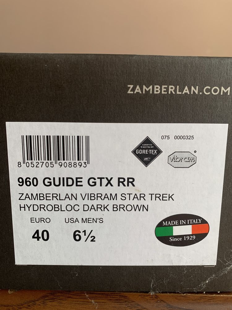 Buty Zamberlan Guide GTX RR - dark brown r40