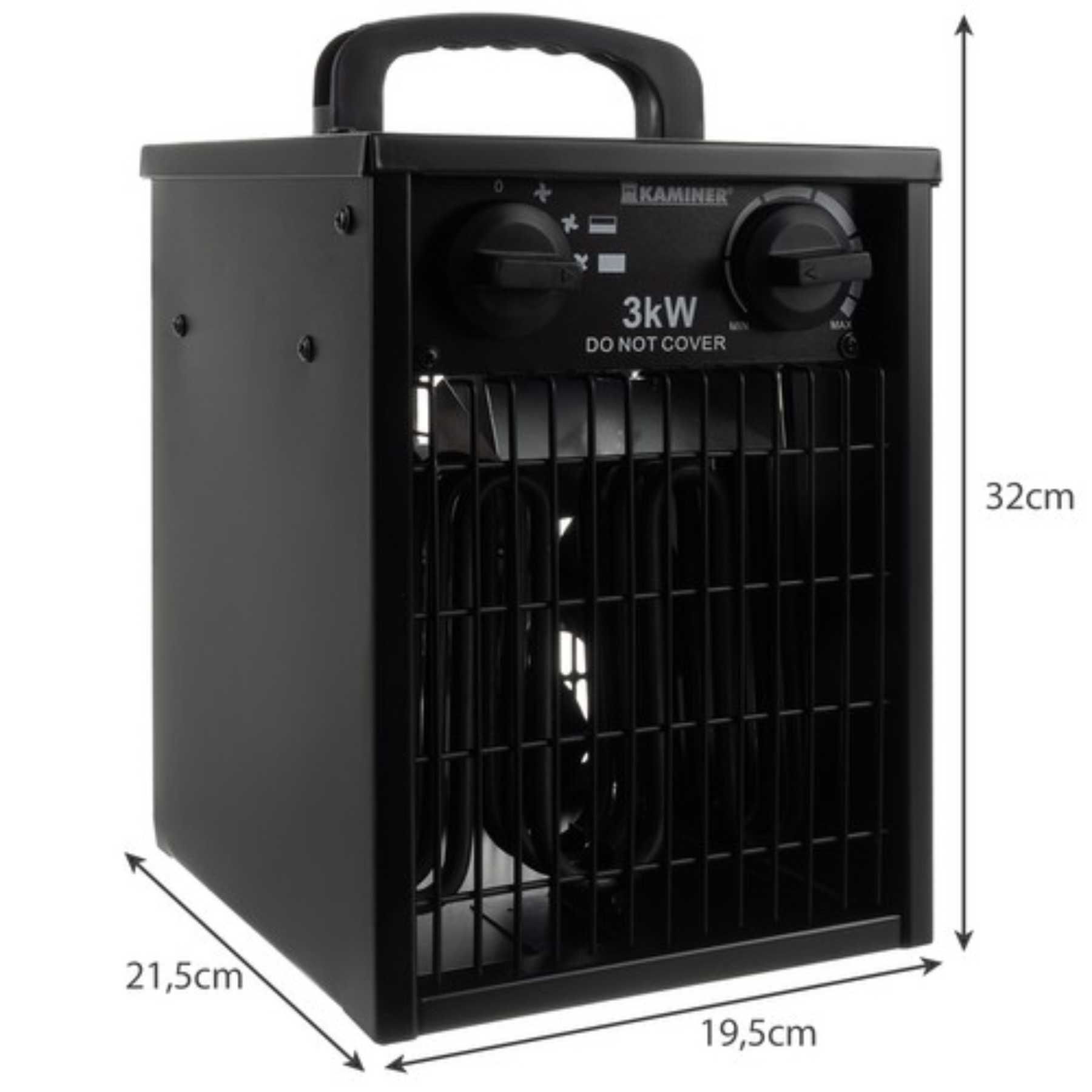 Farelka nagrzewnica elektryczna dmuchawa z termostatem 3kw 3000W MOCNA