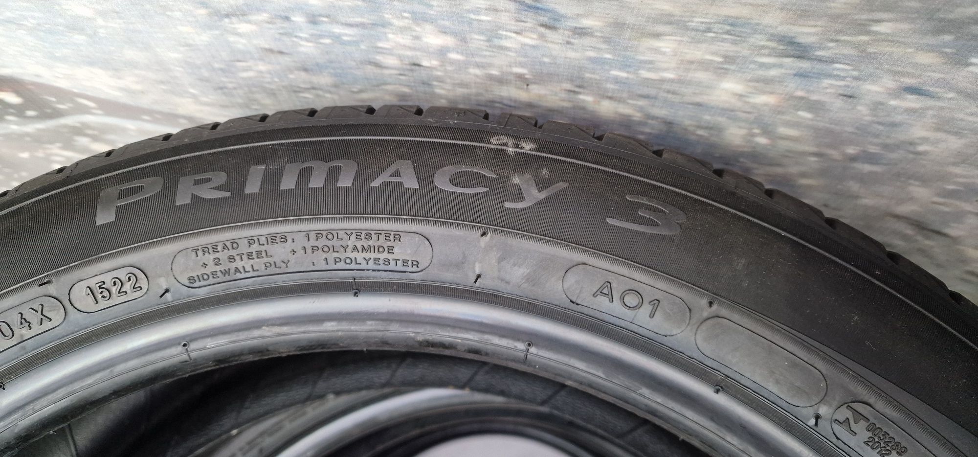 P22 4 x 215/50r18 Michelin Primace 3 92W AO1 opony letnie demo