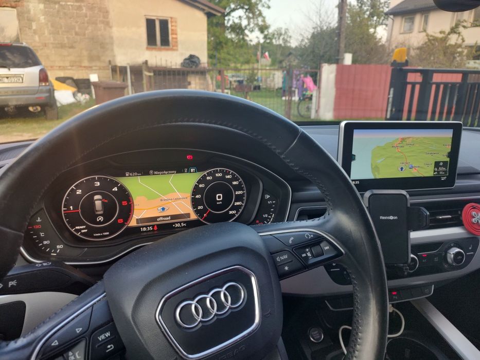 Audi A4 B9 wirtualny cokpit skóry