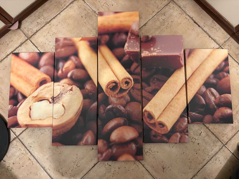 Obraz kuchenny nadruk na płótnie 5 częściowy