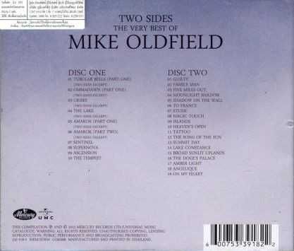 MIKE OLDFIELD- Two Sides -The Very Best Of-2 CD-nowa , folia